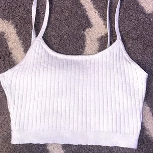 juniors cropped tank top